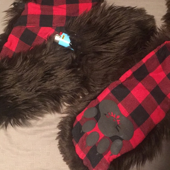SpiritHoods Accessories Brown Bear Spirit Hood Flannel Poshmark